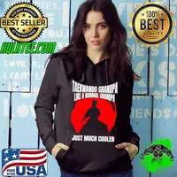 Sports Lover Taekwondo Grandpa Like A Normal Grandpa Just Much Cooler Blood Moon T-Shirt Hoodie