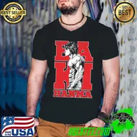 Vintage bakI hanma the grappler a fitness training classic shirt