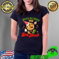 Wake Me When The Ball Drops Christmas Retro New Years 2023 T-Shirt Ladies Tee