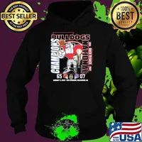 Bulldogs champions national 2021 back to back 2022 s Hoodie