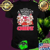 Never underestimate a woman who understands football and loves Chiefs signatures sport shirt