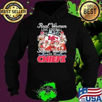 Real women love football Smart women love the Chiefs sport s Hoodie