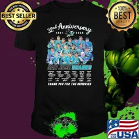 32nd anniversary 1991-2023 San Jose Sharks thank you for the memories signatures shirt