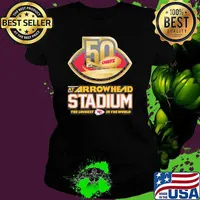 50 Kansas city Chiefs at arrowhead stadium the loudest in the world s Ladies tee