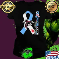 Atlanta Falcons Crucial catch intercept Diabetes NFL s Ladies tee