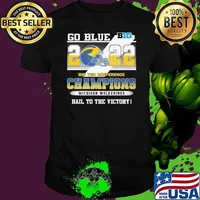 Go blue big 2022 big ten conference champions Michigan Wolverines hail to the victory shirt