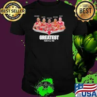 Greatest team of all time Ron Harper Michael Jordan Scottie Pippen signatures shirt