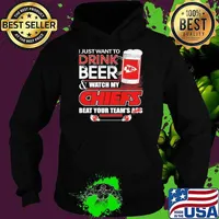 I just want to drink beer and watch my Chiefs beat your team's ass quarantined s Hoodie