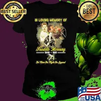 In loving memory of Freddie Mercury 1946-1991 the man the myth the legend signature s Ladies tee