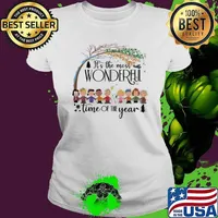 It's the most wonderful time of the year snoopy and woodstock friends s Ladies tee