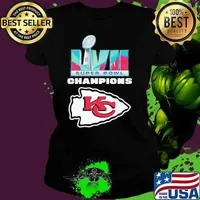 Kansas city Chiefs super bowl champions LVII football s Ladies tee