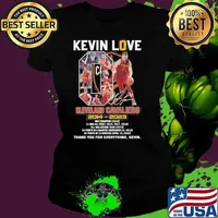 Kevin love Cleveland Cavaliers 2014-2023 thank you for everything Kevin signature s Ladies tee