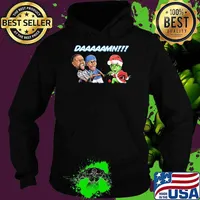 Melanin Apparels- Christmas Daaaamn Grinch s Hoodie