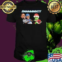 Melanin Apparels- Christmas Daaaamn Grinch shirt