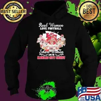 Real women love football smart women love the Kansas city Chiefs signatures sport s Hoodie