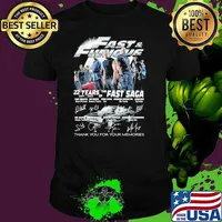 Best fast and Furious 22 years of the fast saga 2001 2023 thank you for your memories s Unisex