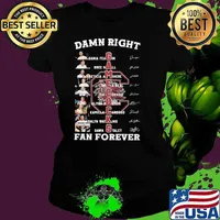 Damn right Game cocks fan forever Sania Feagin signatures s Ladies tee