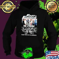 Fast and furious 22 years 2001-2023 thank you for the memories signatures s Hoodie