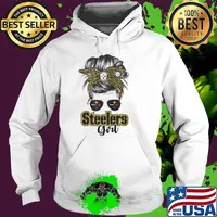 Official pittsburgh Steelers girl glass s Hoodie