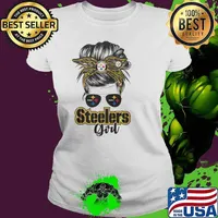 Official pittsburgh Steelers girl glass s Ladies tee