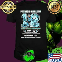 Patrick Marleau 12 San Jose Sharks 12 Forever Teal Thank You For Everything Patrick Shirt