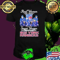 Real women love hockey New York smart women love the New York rangers s Unisex