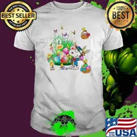 Snoopy and woodstock Easter flowers shirt