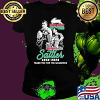 South Sydney Rabbitohs John Sattler 1942-2023 Thank You For The Memories Signature s Ladies tee