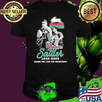 South Sydney Rabbitohs John Sattler 1942-2023 Thank You For The Memories Signature shirt