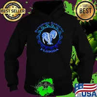 Top bayshore Gardens Florida Vacation Tribal Manatees T-Shirt Hoodie