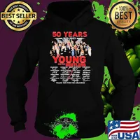 50 years 1973-2023 the Young and the restless thank you for the memories signatures s Hoodie