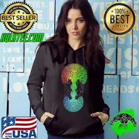 Dna Tree Of Life Science Of Genetics Earth Day Genealogy T-Shirt Hoodie
