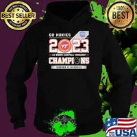 Go Hokies 2023 Virginia tech Hokies acc women's basketball tournament champions s Hoodie
