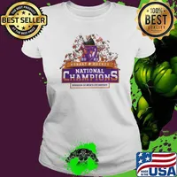 Hobart Statesmen Hockey 2023 National Champions division III men's ice hockey s Ladies tee