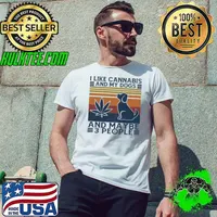 I Like Cannabis And My Dogs and maybe 3 people weed vintage s Unisex