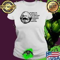 Karl marx religion is the impotence of the human mind to deal with occurrences T-Shirt Ladies tee