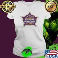 LSU 2023 Women’s Basketball National Champions Logo s Ladies tee