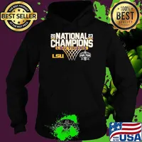 Lsu Tigers Blue 84 2023 Ncaa Womens Basketball National Champions Bracket Final four s Hoodie