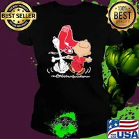 Peanuts Charlie Brown And Friends Boston Red Sox sport s Ladies tee