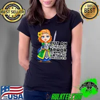 Put On The Full Armor Christian Bible Motivation Armor God Ephesians 6 Easter T-Shirt Ladies Tee