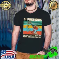 Si Frédéric ne peut pas le reparer nous sommes foutus vintage retro s Guys V Neck