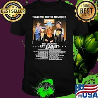 Thank you for the memories lady Volunteers best coach ever pat summitt 1974-2012 shirt