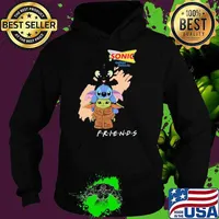 Toothless Stitch baby yoda SONIC DRIVE-IN friends s Hoodie