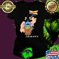 Toothless Stitch baby yoda SONIC DRIVE-IN friends s Ladies tee