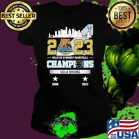UCLA 2023 Bruins NCAA PAC 12 women's basketball champions s Ladies tee