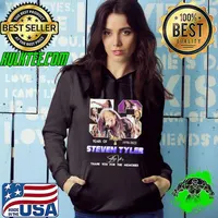 53 years of 1970 2023 steven tyler thank you for the memories signature s Hoodie