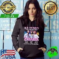 63 years 1958 2021 Bee Gees thank you for the memories signature s Hoodie