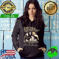 Creedence clearwater revival 55th anniversary thank you for the memories signature s Hoodie