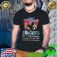 Hotel california eagles 51th anniversary thank for the memories signature shirt