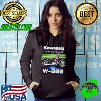 Kawasaki let the good times roll W-800 shirt